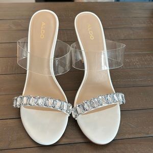 Aldo Lauren Heeled Slide Sandal Size 10 Never Worn